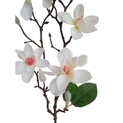 Magnolie krémová větvička 66 cm