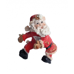 Santa Claus dekorace na láhev 8x6,5 cm