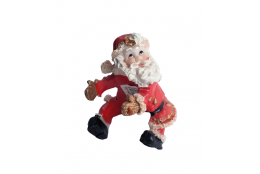 Santa Claus dekorace na láhev 8x6,5 cm