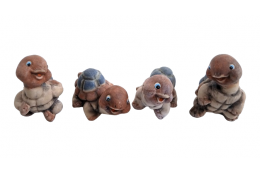Želva 4 styly 8*5 cm