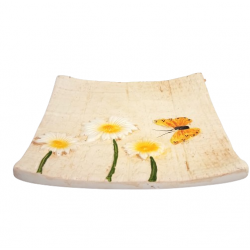 Talíř dekorační - kopretina