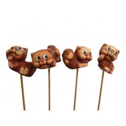 Kočka na tyčce 4 ks