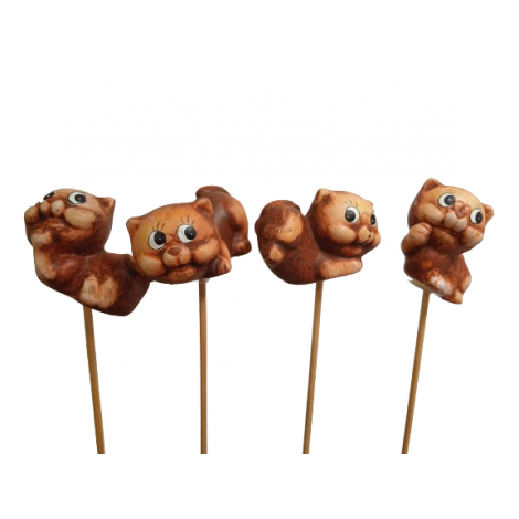 Kočka na tyčce, 4 styly