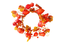 Věnec podzimní Physalis Ø 25 cm