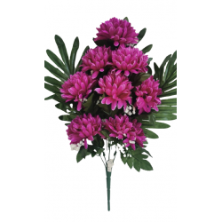 Chryzantéma kytice smuteční fialová 46 cm