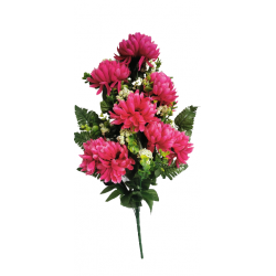 Chryzantéma kytice smuteční fialová 68 cm