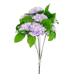Chryzantéma svazek sv. fialová 39 cm