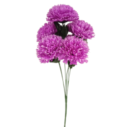 Chryzantéma svazek fialová 39 cm