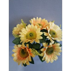 Slunečnice kytice sv. žlutá 33 cm