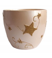 Obal keramický vánoční 15*15*13 cm