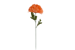 Chryzantéma červeno-oranžová velká 66 cm