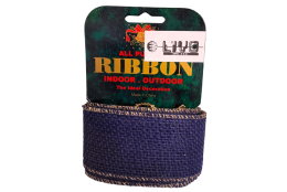 Stuha jutová modrá 5 cm * 2,6 m