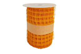 Stuha mřížka tm. žlutá 10 cm * 10 m