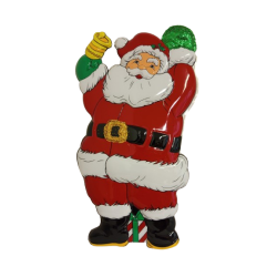 Santa velký nástěnná dekorace 50*28 cm