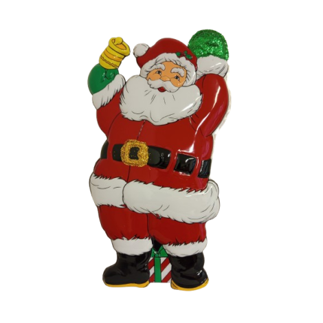 Santa velký -  nástěnná dekorace