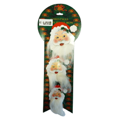 Santa x3 závěsná dekorace