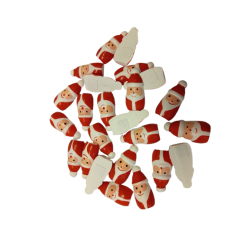 Dřevěná samolepka Santa