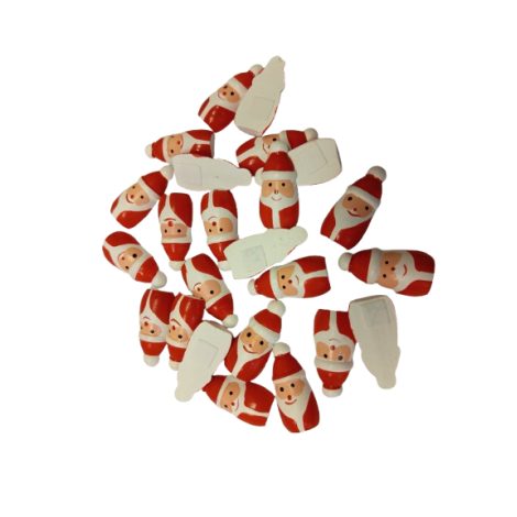 Dřevěná samolepka Santa