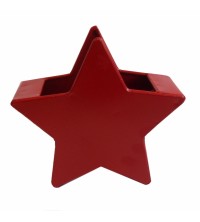 Svícen plechová hvězda 16,5 cm
