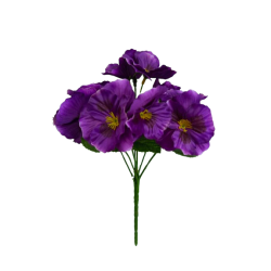 Maceška tm. fialová 26 cm