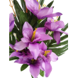 Kytice orchidej s palmovým listem, 6 barev